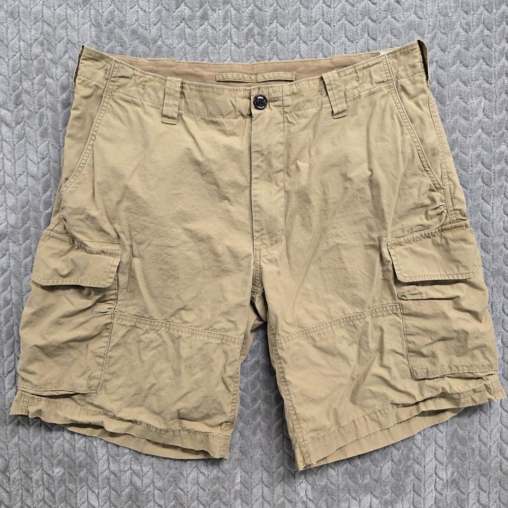 Polo Ralph Lauren‎ Cargo Shorts Mens 36 Tan Cotton Utility Military Drill Hiking